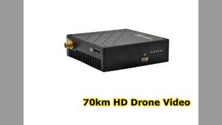 C50HPT UAV-Videoverbindung 70 km HD mit geringer Latenz
